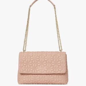 Kate Spade Bloom Quilted Leather Large Flap Shoulder Bag